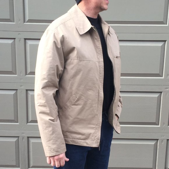Tan London Fog men's jacket size M - Picture 4 of 9